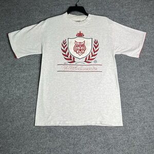 Vintage University Of Arizona Wildcats T-shirt Large Single Stitch Gray Red
